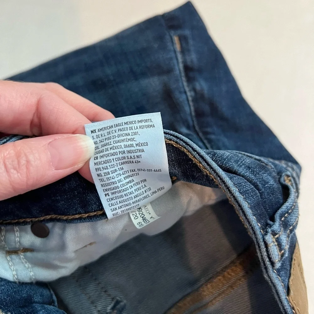 American Eagle Denim Hi-Rise Next level‎ Stretch Mini Skirt - Size 4